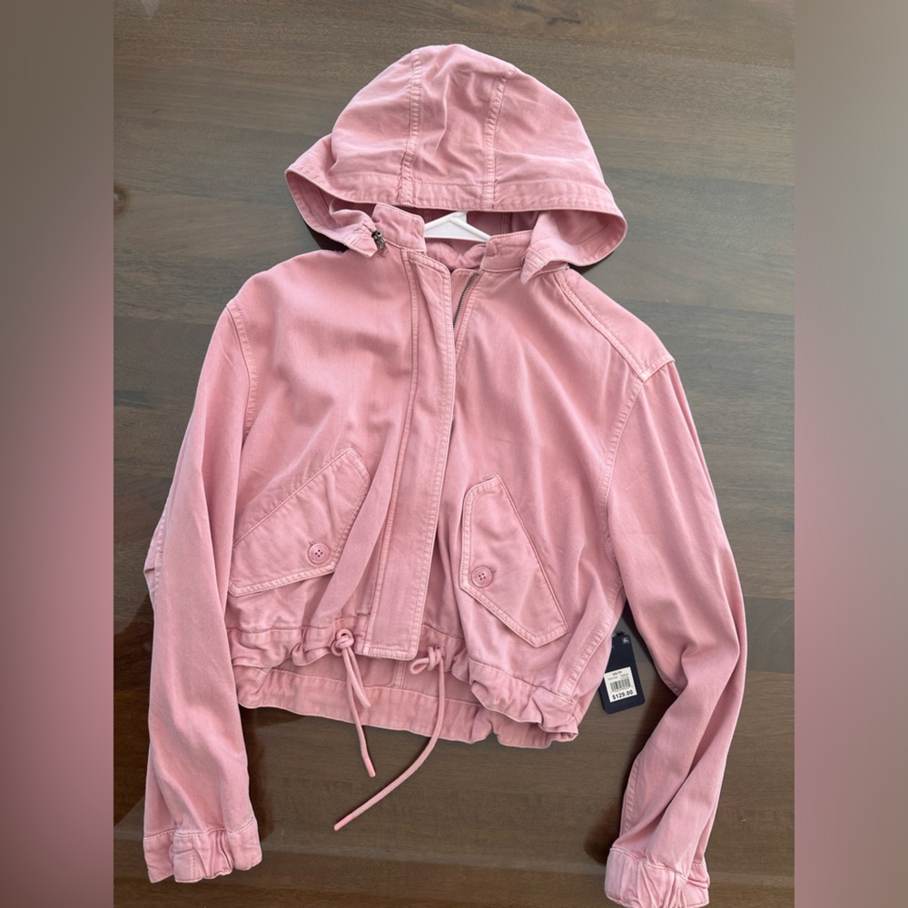 Lucky Brand Spring Jacket with Detachable Hood